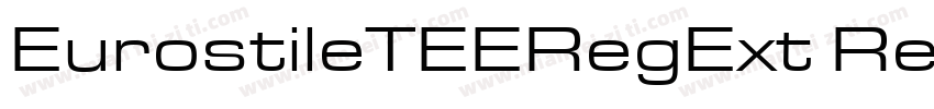 EurostileTEERegExt Regular字体转换